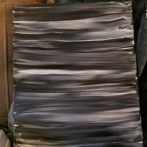 NWT Original Painting Acrylic Black & White